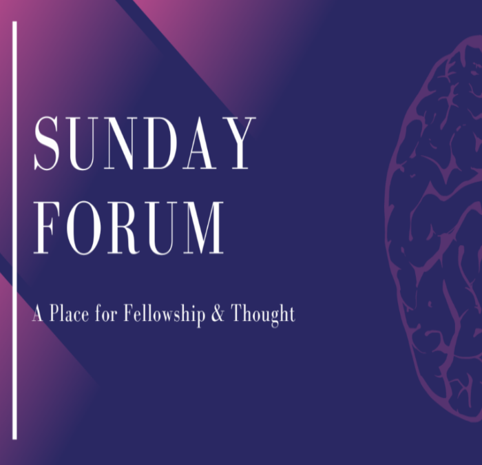 Sunday Forum with Rev. Hasenauer, RGR/ABC